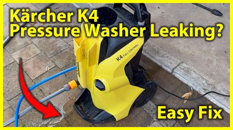 karcher pressure washer leaking|Karcher K4 Pressure Washer